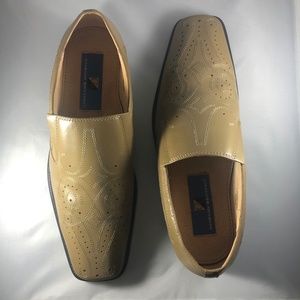 Sophisticated Georgio Brutini Men's Tan Dress Shoes - Size 8 1/2